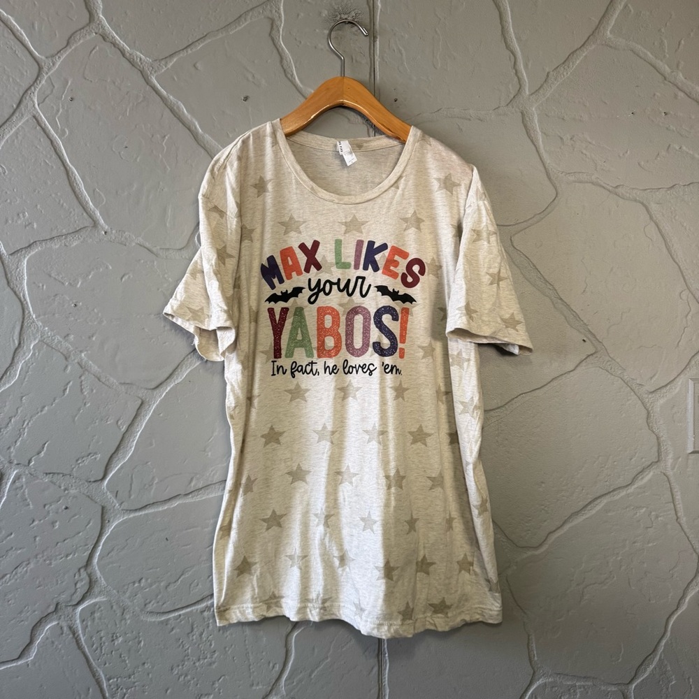 Code Five “Max Likes Your Yabos!” Hocus Pocus Graphic Tee – Women’s Large